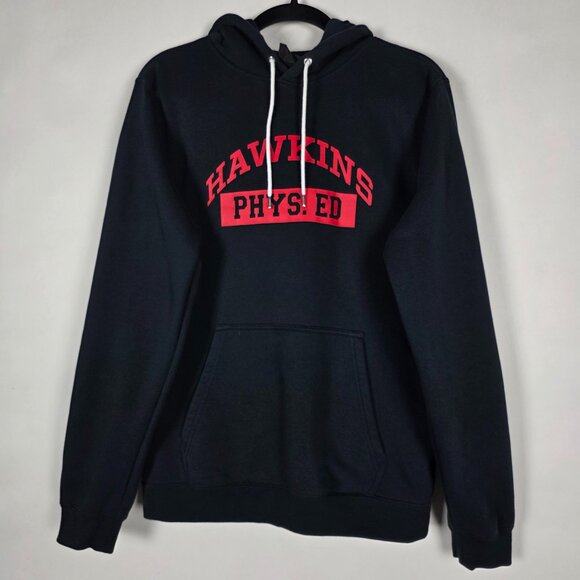 Nike x Stranger Things Hawkins Phys Ed Mens Medium Long Sleeve Pullover Hoodie - Picture 1 of 6